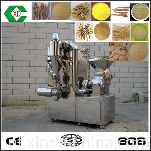 Chinese kruidengeneeskunde fijne poedermolen pulverizer verpletterende machine
